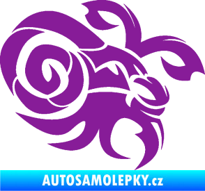 Samolepka Kozoroh 003 pravá fialová