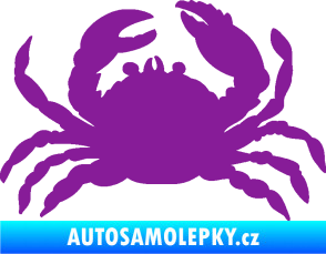 Samolepka Krab 001 pravá fialová