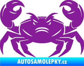 Samolepka Krab 003 fialová