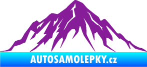 Samolepka Krajina hory 010 levá fialová