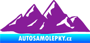 Samolepka Krajina hory 014 pravá fialová