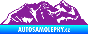 Samolepka Krajina hory 024 levá fialová