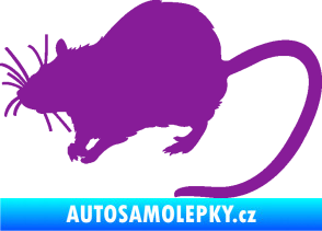 Samolepka Krysa 002 levá fialová