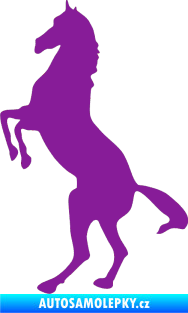Samolepka Kůň 013 levá na zadních fialová