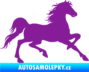 Samolepka Kůň 037 pravá fialová