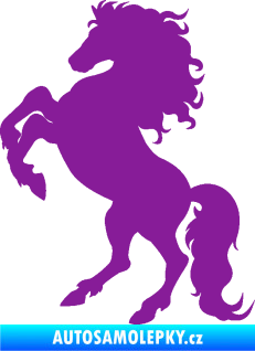 Samolepka Kůň 038 levá fialová