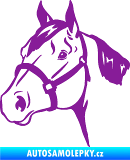 Samolepka Kůň 040 levá fialová