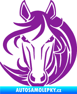 Samolepka Kůň 043 pravá fialová