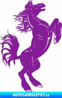 Samolepka Kůň 045 pravá fialová