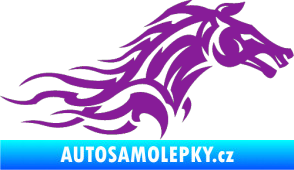 Samolepka Kůň 078 pravá fialová
