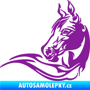 Samolepka Kůň 085 levá fialová