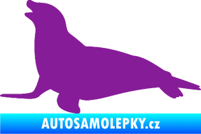 Samolepka Lachtan 002 levá fialová