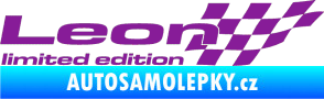 Samolepka Leon limited edition pravá fialová