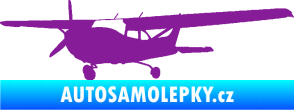 Samolepka Letadlo 014 levá fialová