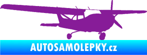 Samolepka Letadlo 014 pravá fialová