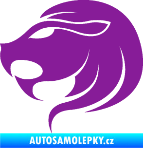 Samolepka Lev zvěrokruh 002 levá fialová