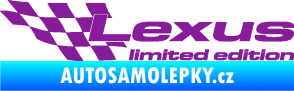 Samolepka Lexus limited edition levá fialová