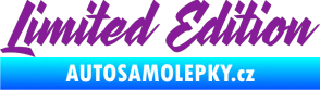 Samolepka Limited edition 003 fialová