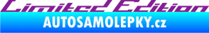 Samolepka Limited edition 009 fialová