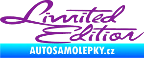 Samolepka Limited edition old fialová
