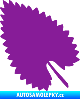 Samolepka List 001 levá fialová