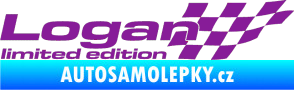Samolepka Logan limited edition pravá fialová