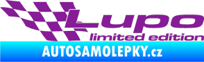 Samolepka Lupo limited edition levá fialová