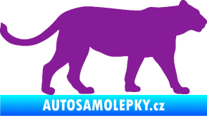 Samolepka Lvice 001 pravá fialová