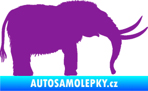Samolepka Mamut 001 pravá fialová