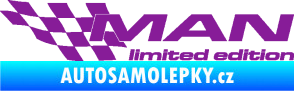 Samolepka MAN limited edition levá fialová
