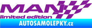 Samolepka MAN limited edition pravá fialová