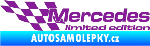 Samolepka Mercedes limited edition levá fialová