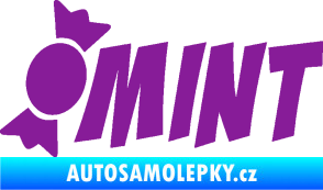 Samolepka Mint bonbón fialová