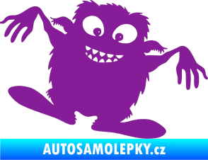 Samolepka Monstrum 001 pravá fialová