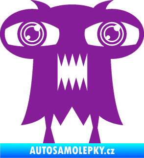 Samolepka Monstrum 003 levá fialová