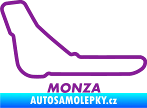 Samolepka Okruh Monza fialová