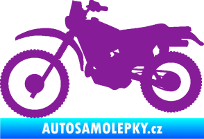 Samolepka Motorka 046 levá fialová