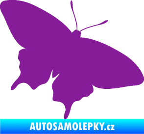 Samolepka Motýl 010 pravá fialová