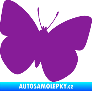Samolepka Motýl 011 pravá fialová
