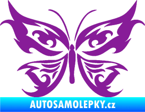 Samolepka Motýl 012 fialová