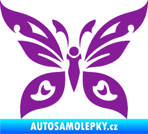 Samolepka Motýl 014 fialová