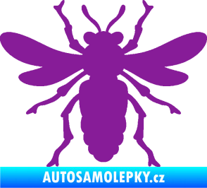 Samolepka Moucha 006 fialová