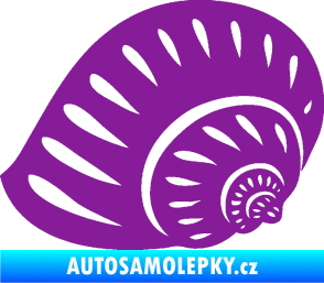 Samolepka Mušle 004 levá ulita fialová