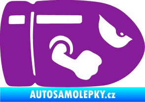 Samolepka Náboj 001 pravá fialová
