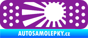 Samolepka Náplast 002 levá fialová