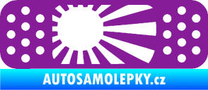 Samolepka Náplast 002 pravá fialová