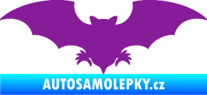 Samolepka Netopýr 007 fialová