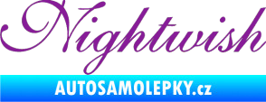Samolepka Nightwish fialová