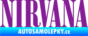 Samolepka Nirvana 001 fialová