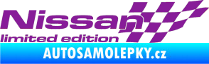 Samolepka Nissan limited edition pravá fialová